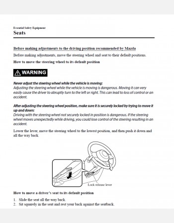 mazda mx-5 2021 owners manual
